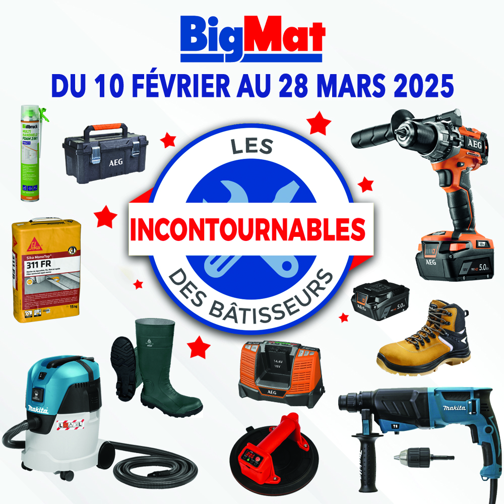 OFFRES EXCEPTIONNELLES CHEZ BIGMAT : ÉQUIPEZ-VOUS À PETITS PRIX !