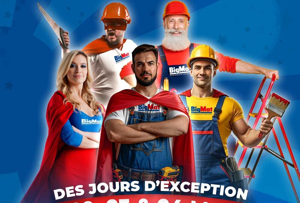Journées Portes Ouvertes chez BigMat à Auch, Toulouse-Colomiers, Nérac et Montauban