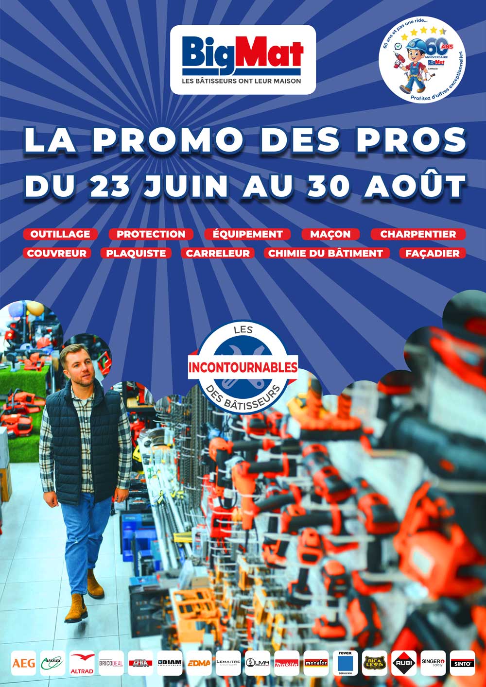 Deux mois de promos rien que pour vous, les pros du bâtiment, c’est chez BigMat