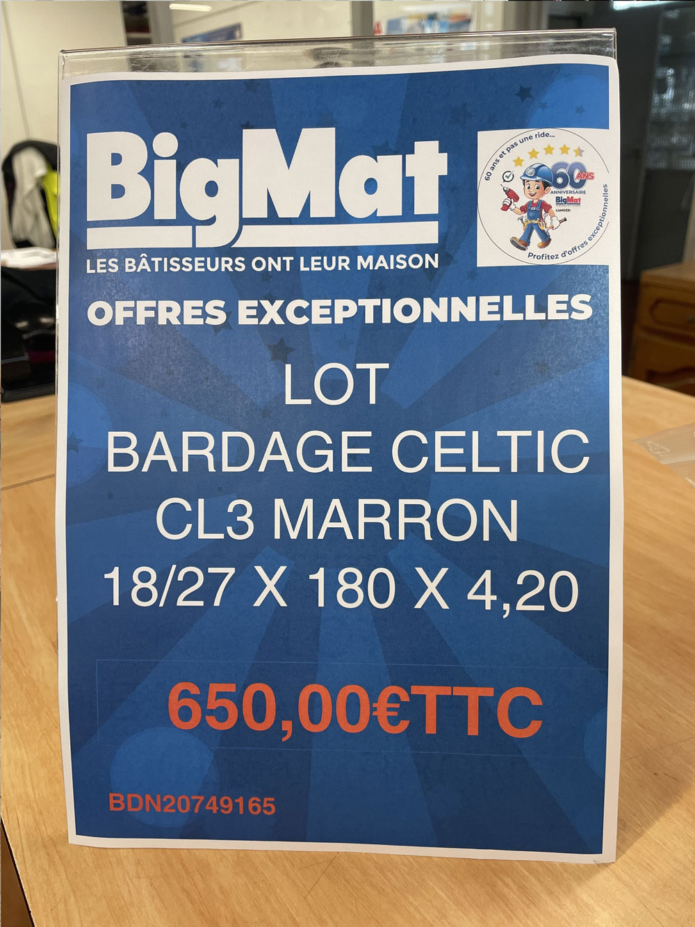 déstockage en cours à BigMat Nérac sur les lames de terrasse en bois, bardage bois, parquet…Rendez-vous vite en magasin, le stock est limité.