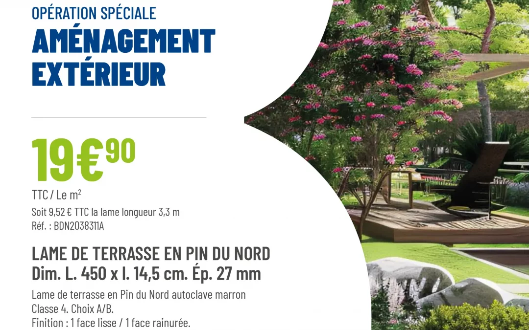 BigMat Camozzi lance Les Beaux Jours : profitez-en jusqu&rsquo;au 30 avril 2026 !