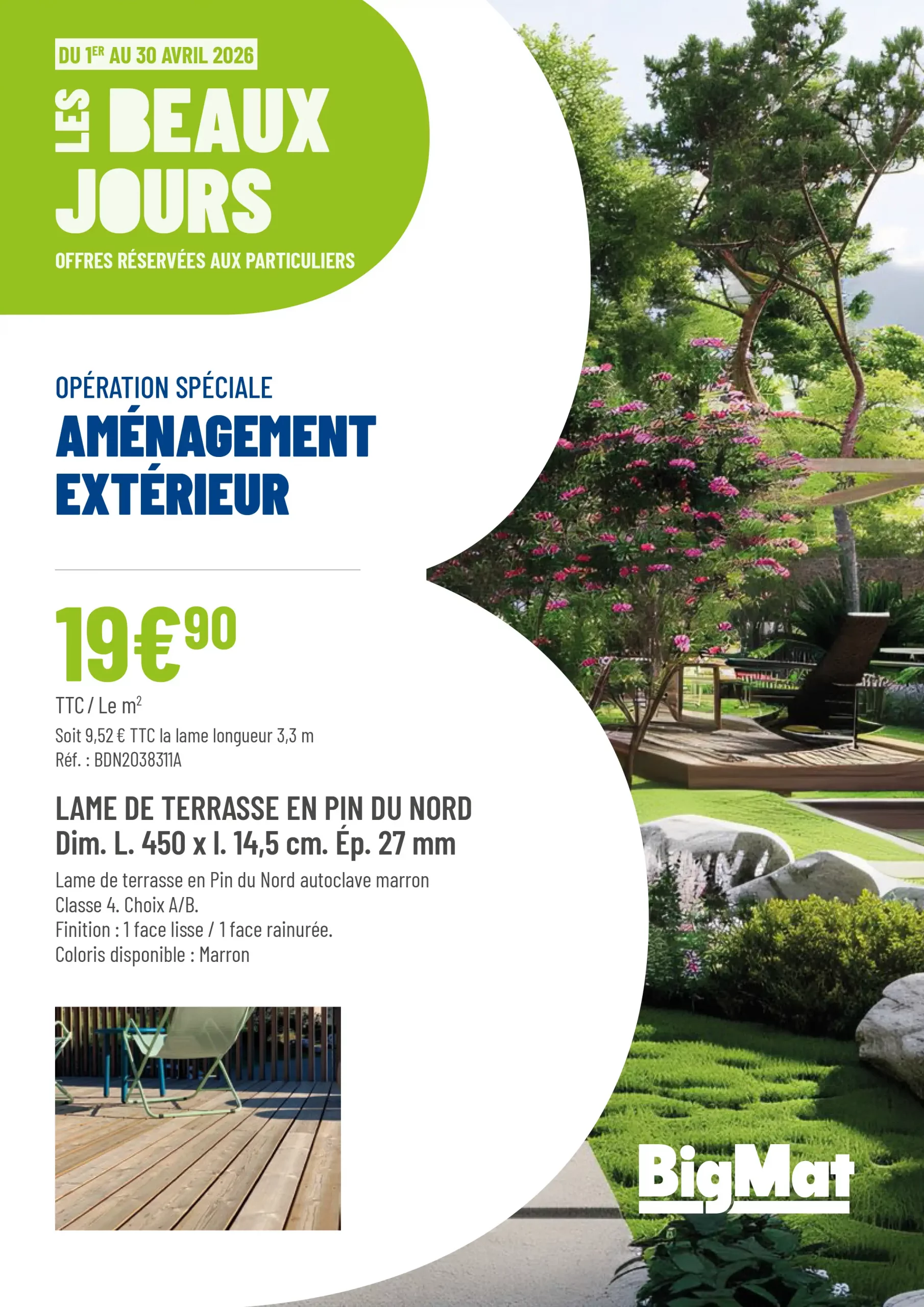 BigMat Camozzi lance Les Beaux Jours : profitez-en jusqu&rsquo;au 30 avril 2026 !