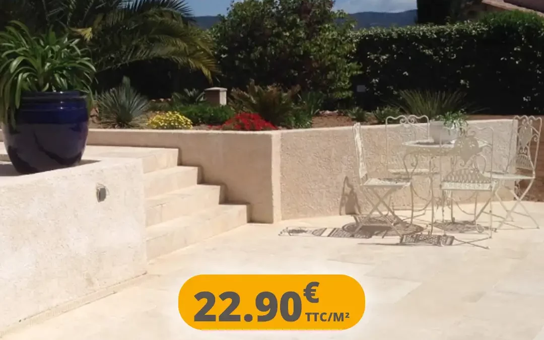 Travertin : aménagement extérieur, faites les bons choix dès maintenant avec BigMat